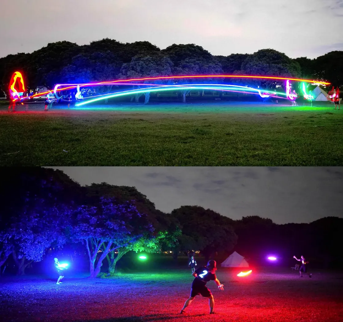 Color Flying Frisbees