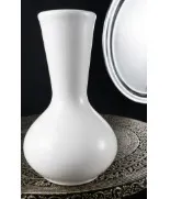 White Ceramic Flower Vase (50)