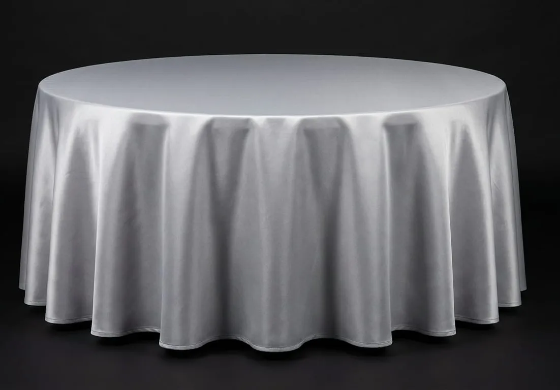 Dark Grey Silk Tablecloths (37)