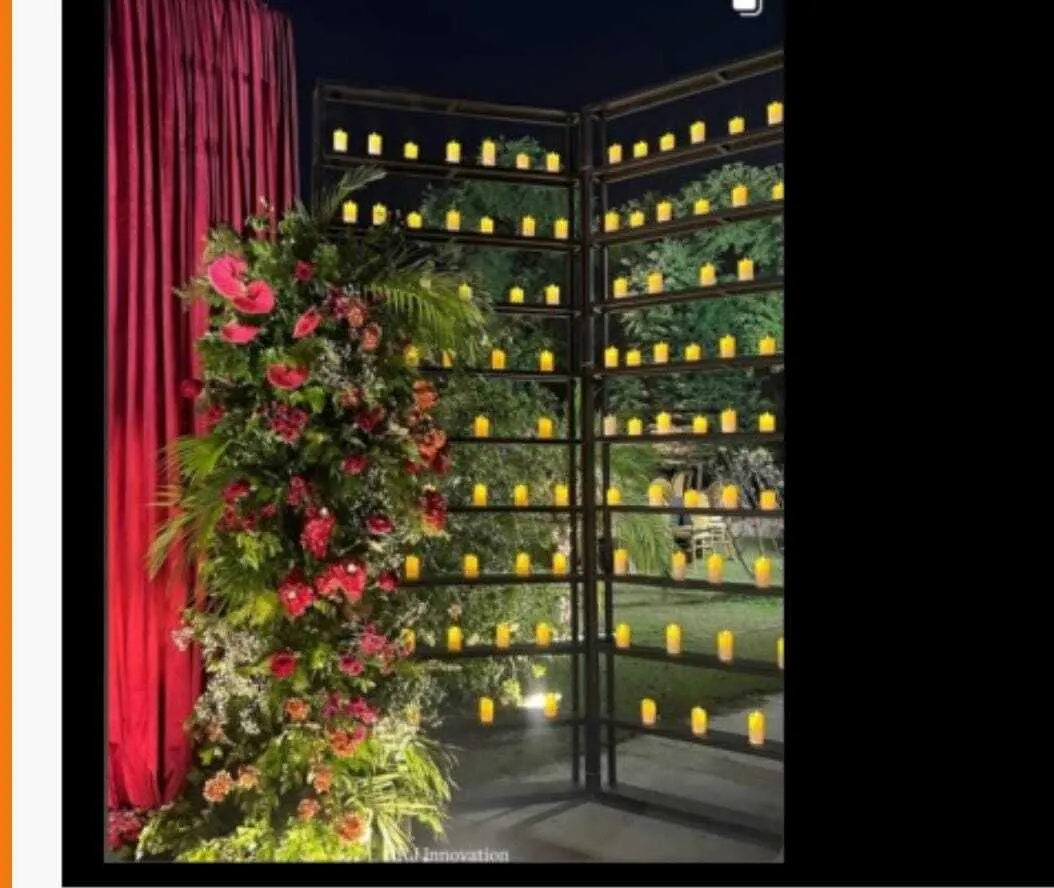 Candle wall