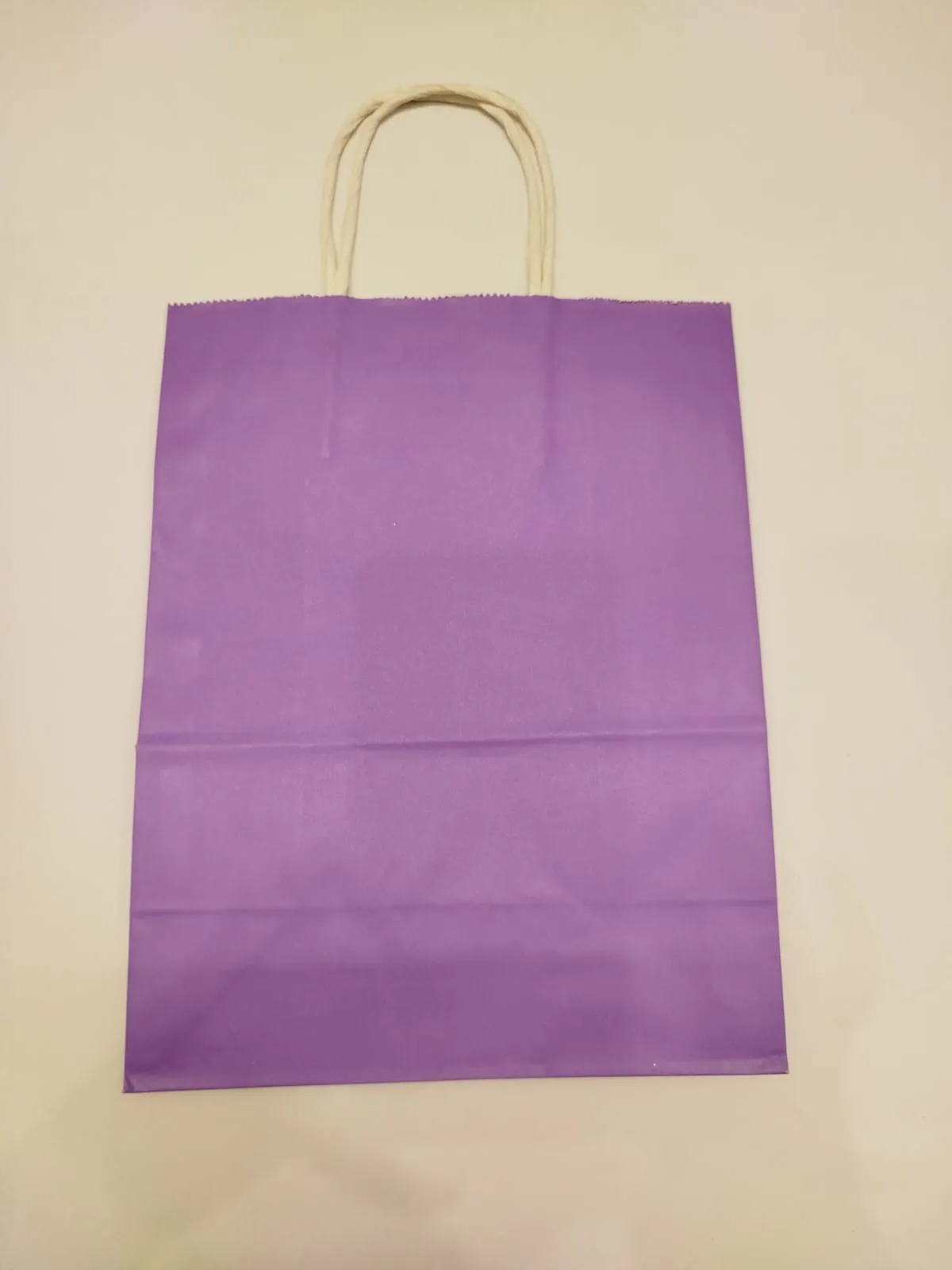 Purple paper bags 10' x 8'