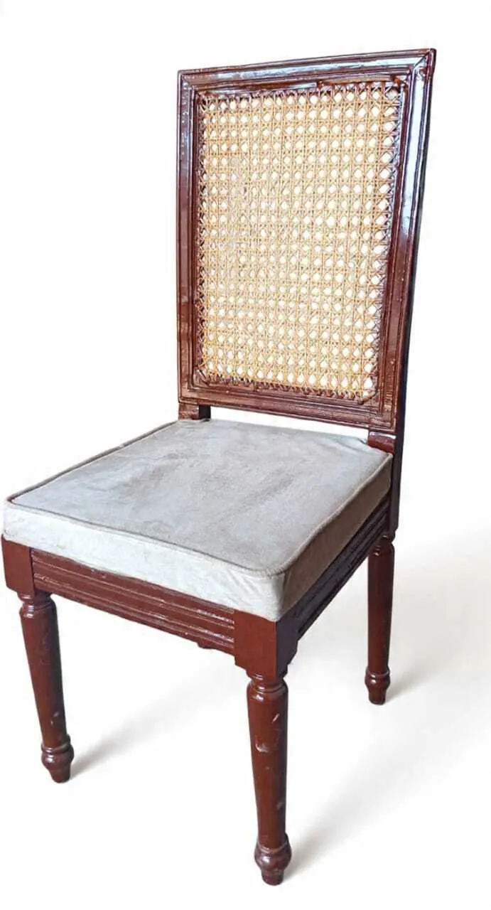 Cane Back Chair Straight