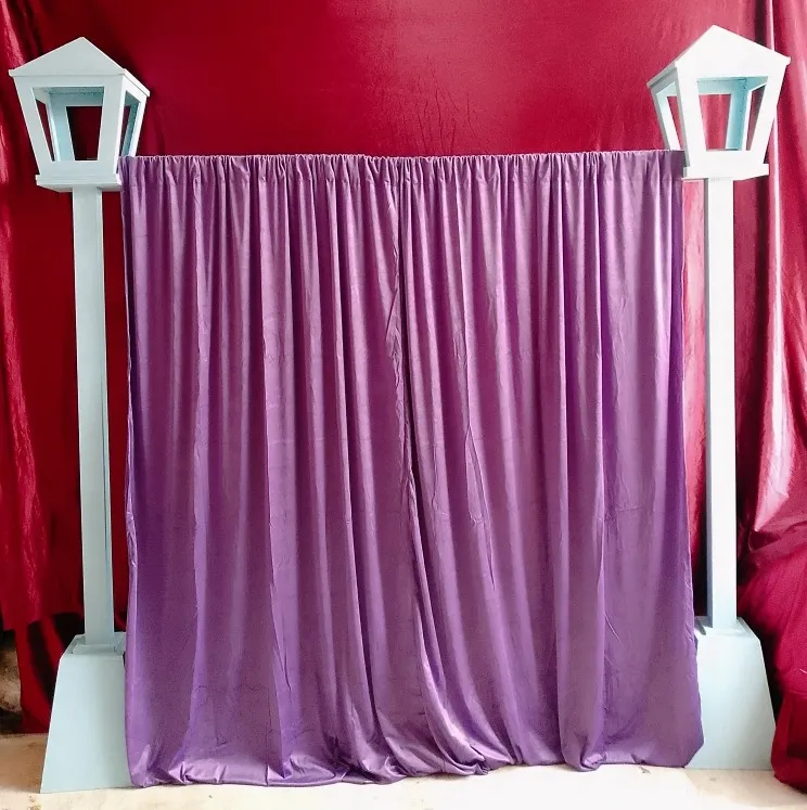 Mauve Purple Velvet Curtains