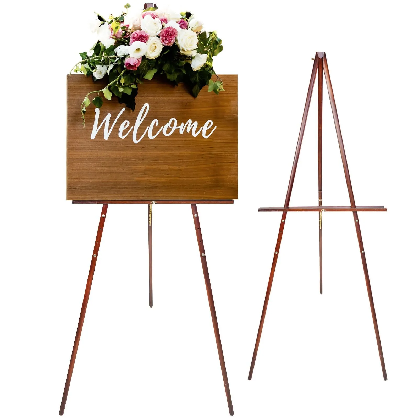 wooden tripod stand
