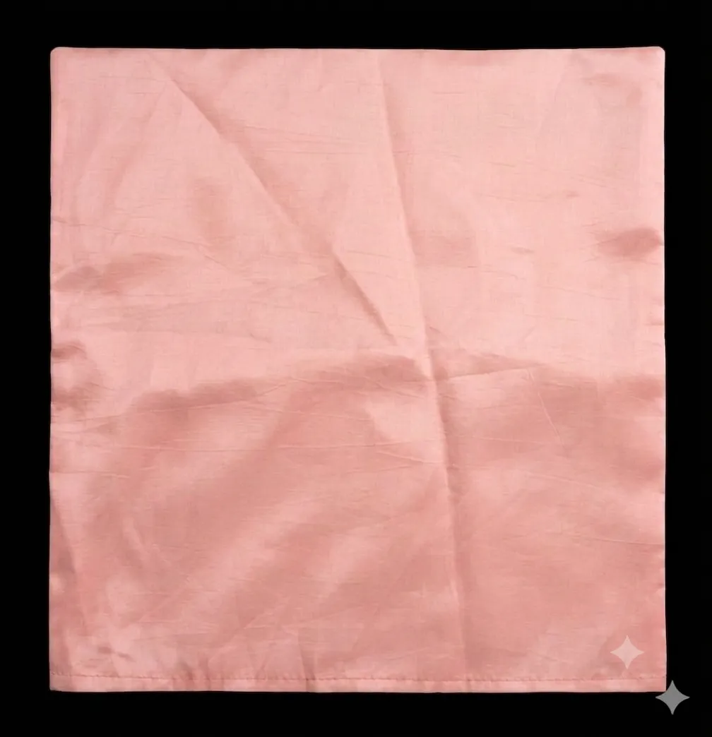 Baby Pink Satin Cushion Cover 