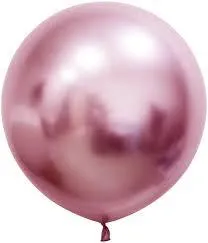 Pink Metallic Balloons 24''