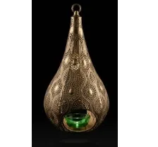 Teardrop Golden Moroccan Lamp (12)
