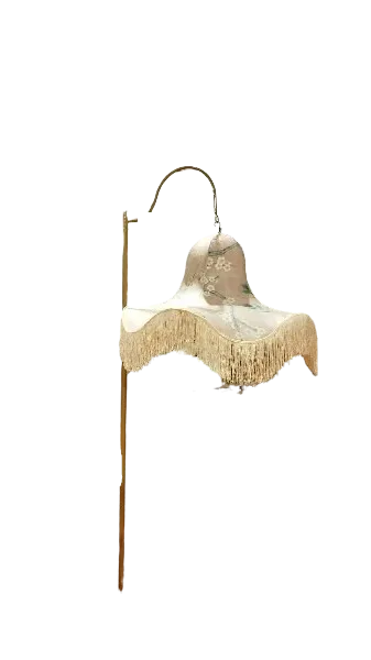 White Standing Lamp baby pink