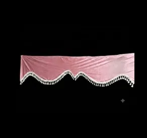 Pink Palmet With White Lace