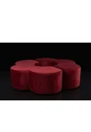 Maroon Flower Sofa