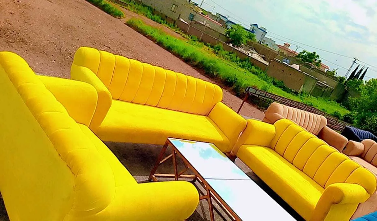 Yellow Velvet Lounges khurbooza Style