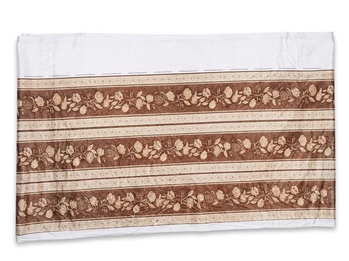 White and Brown Cushion cover