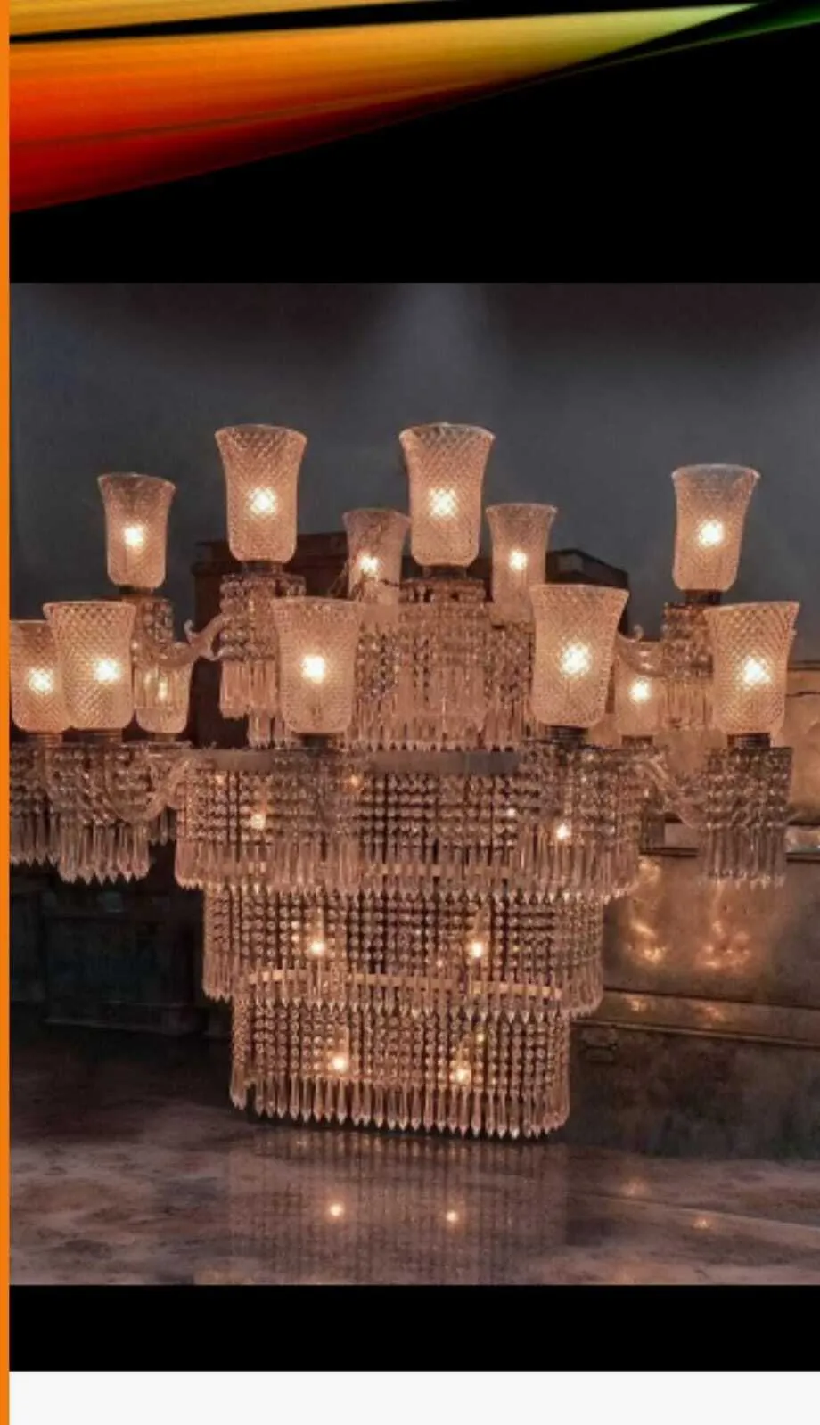 Crystal arm boat chandeliers