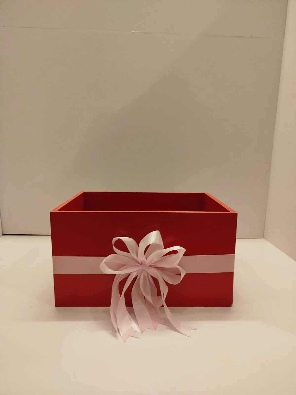 Foamboard red crate Size 14x10 inches Height 8 inches