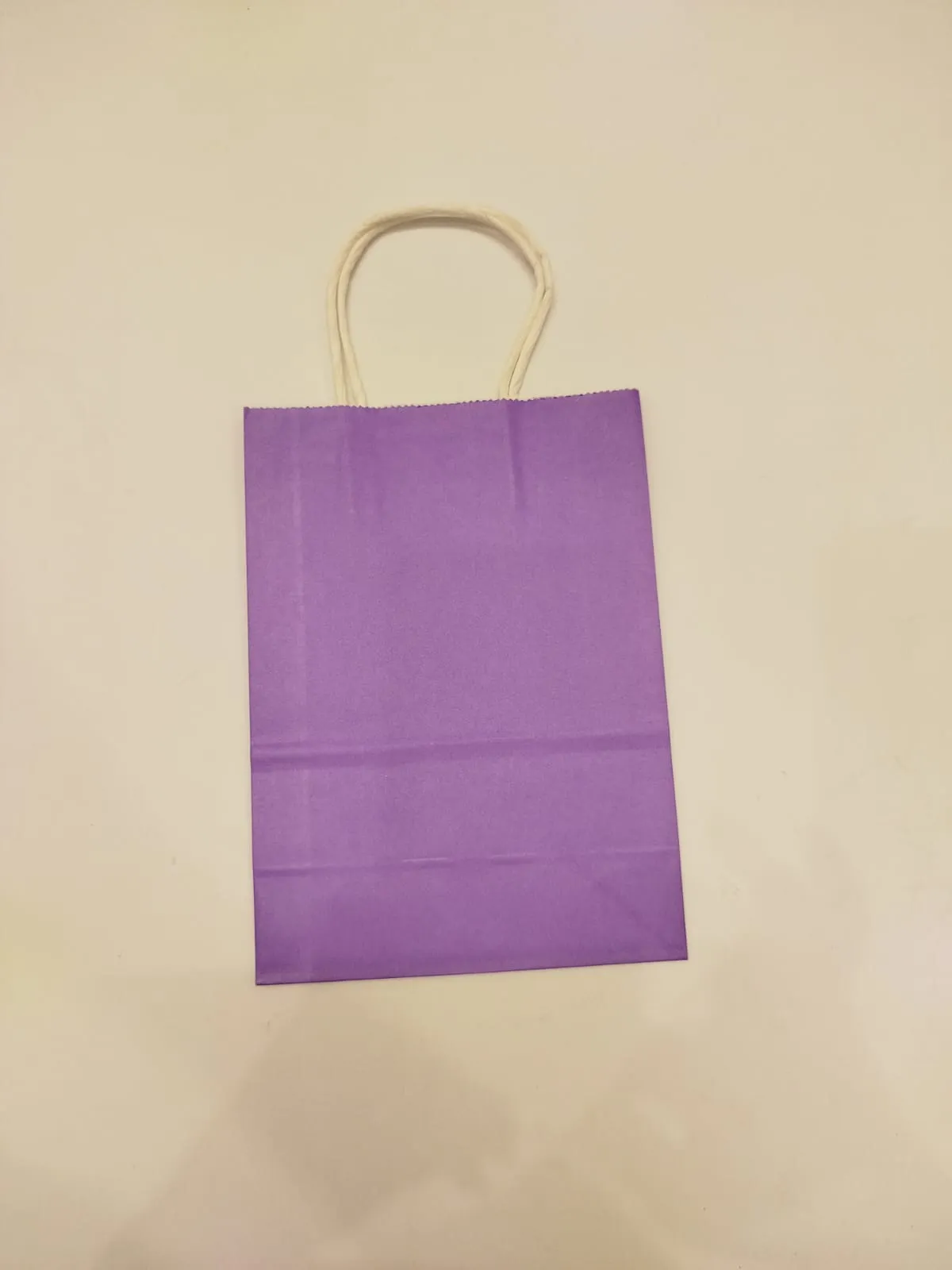 Purple paper bags 8' x 6'