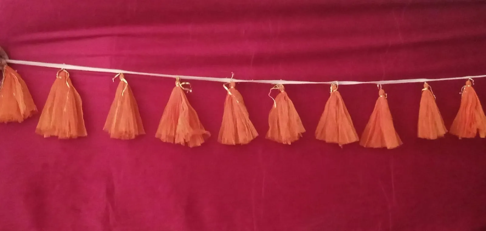 Orange Tassel