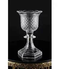 Pedestal Crystal Goblet Vase (50)