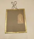 Grey Gift bag with Gold Boundary medium