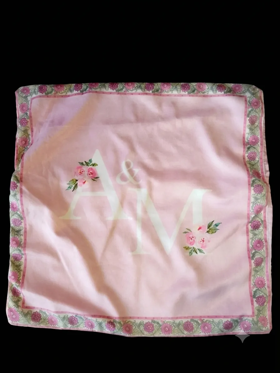 Light Pink A&M Cushion Cover