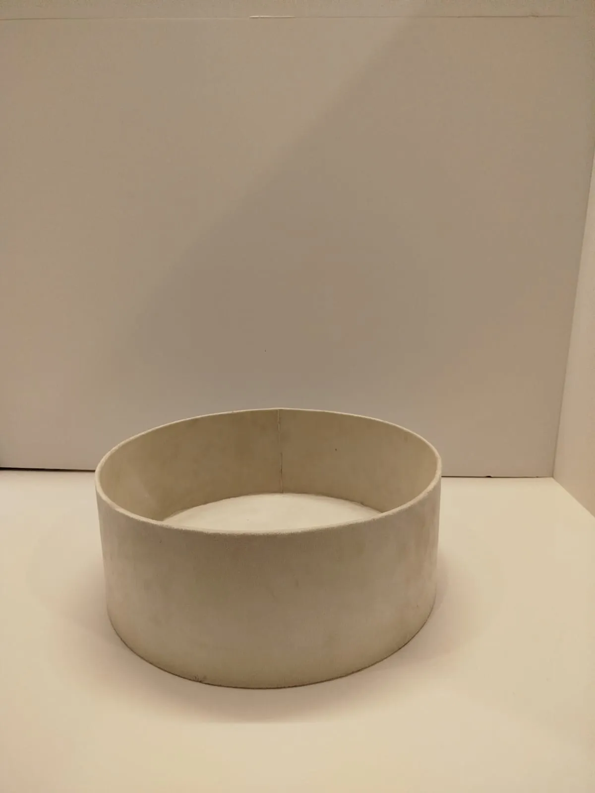 Fabric round box Size 15x15 inches Height 6 inches