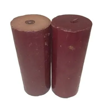 Maroon piller diner candle  