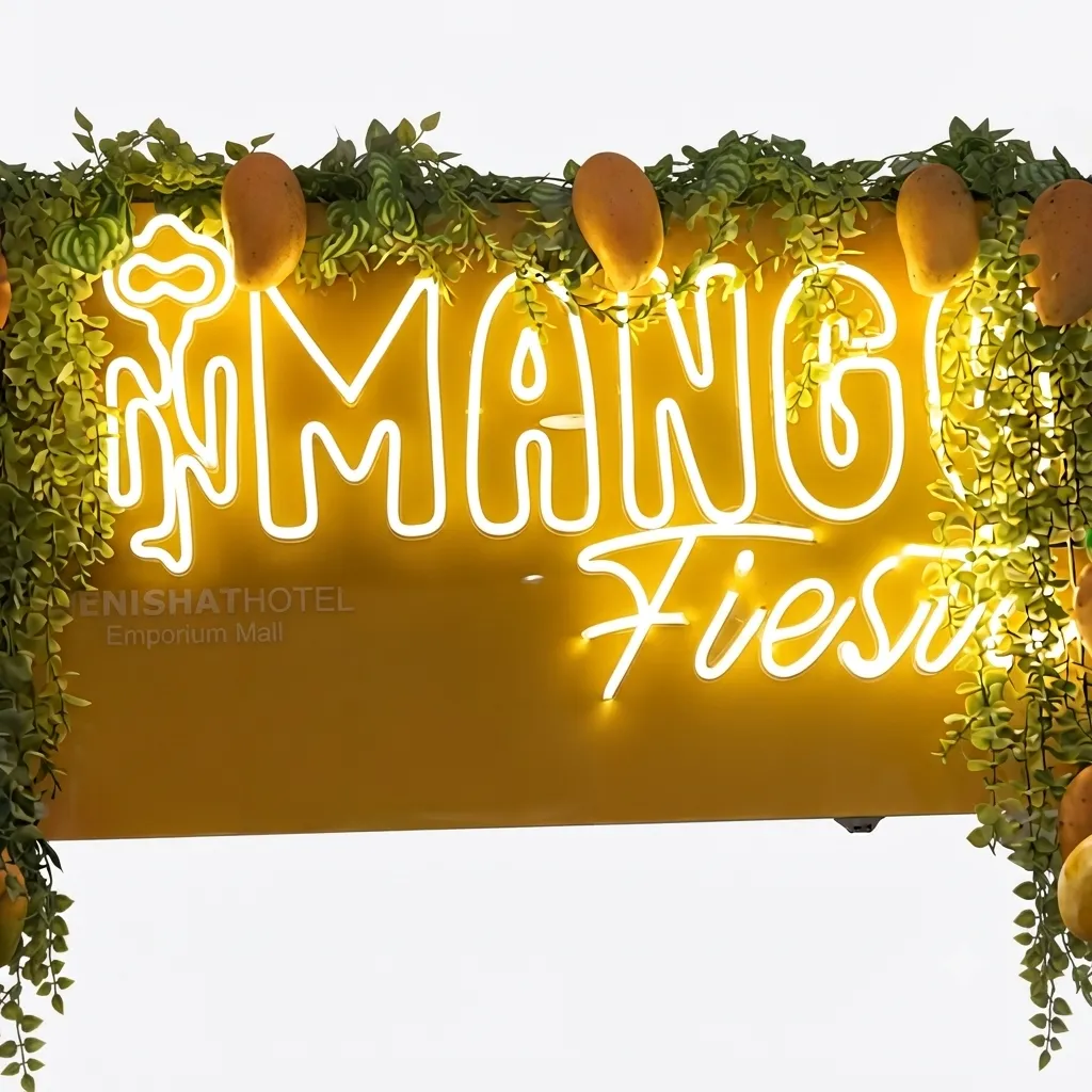 Neon Sign (Nishat )Mango Festival 