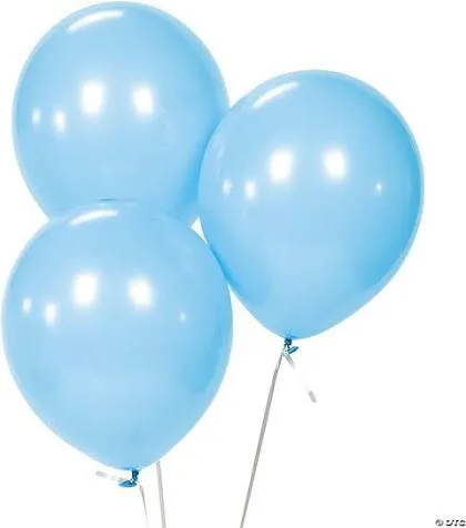 Powder Blue Balloons packet