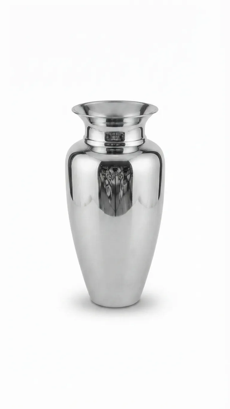 Silver Urn Vase