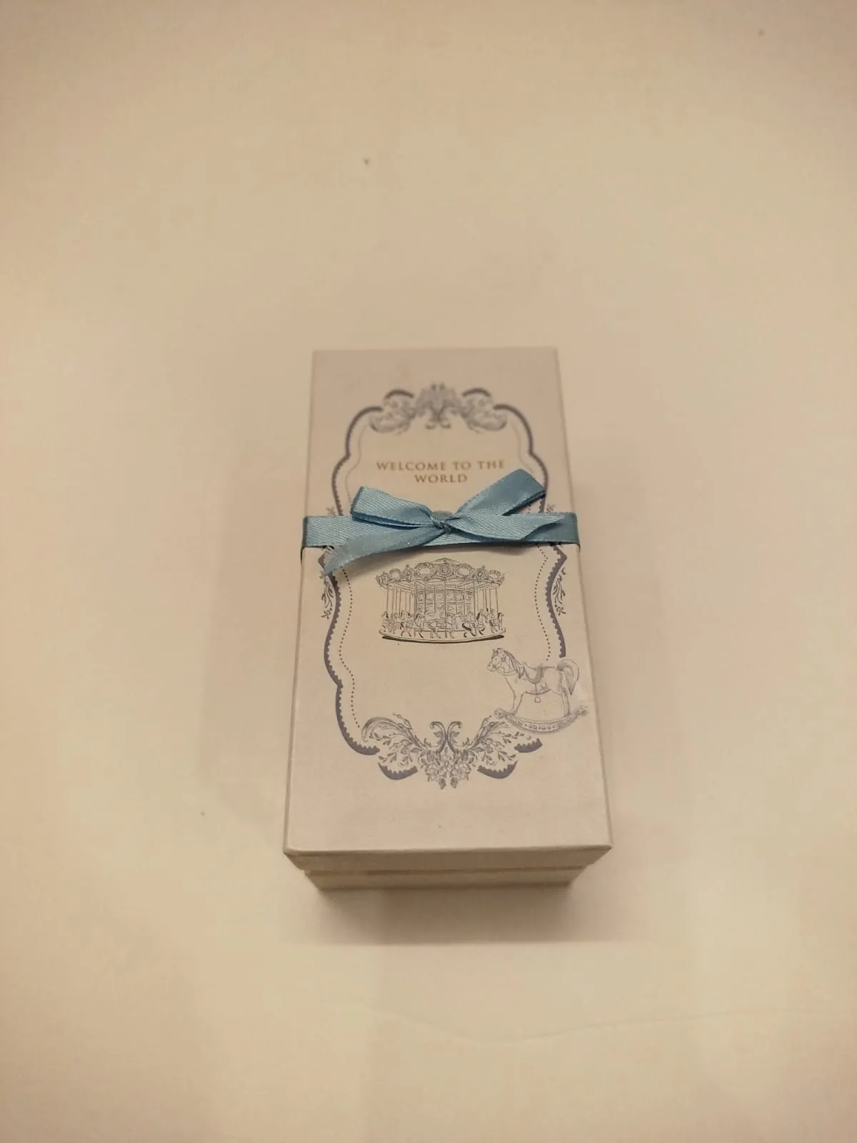 Baby announcement cardboard box Size 3x7 inches Height 2 inches