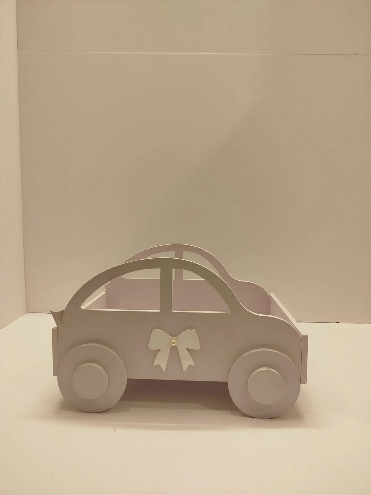 Damaged baby foamboard car Size 14x10 inches Height 7 inches