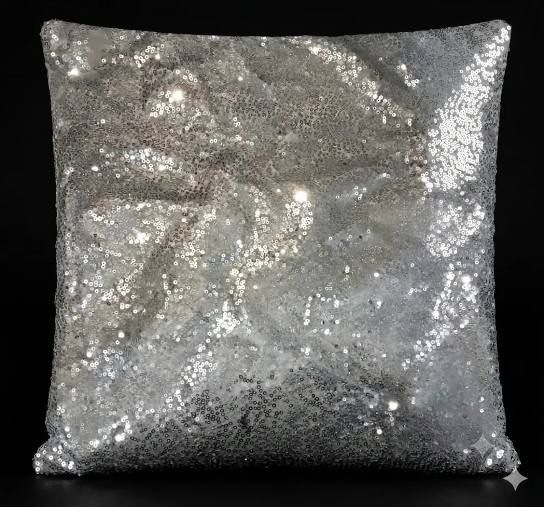 Silver Cushion Set