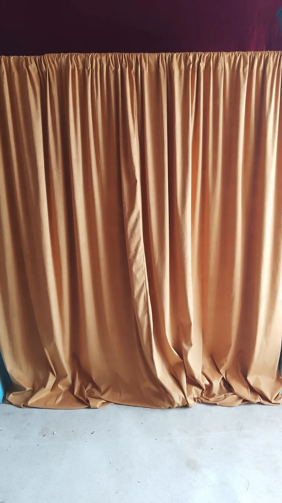 Light Orange Velvet Curtains (28)