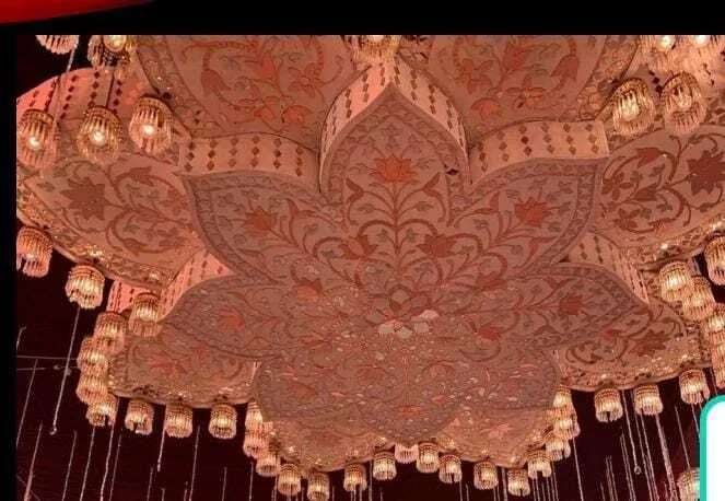 Fiber lotus flower