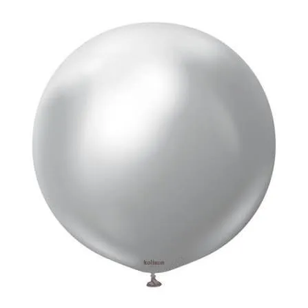 Silver Balloons 24''
