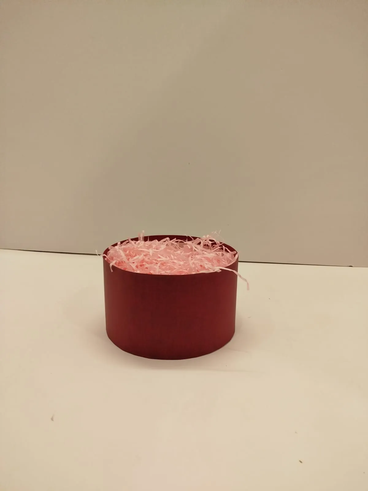 Maroon box Size 7x7 inches Height 4 inches