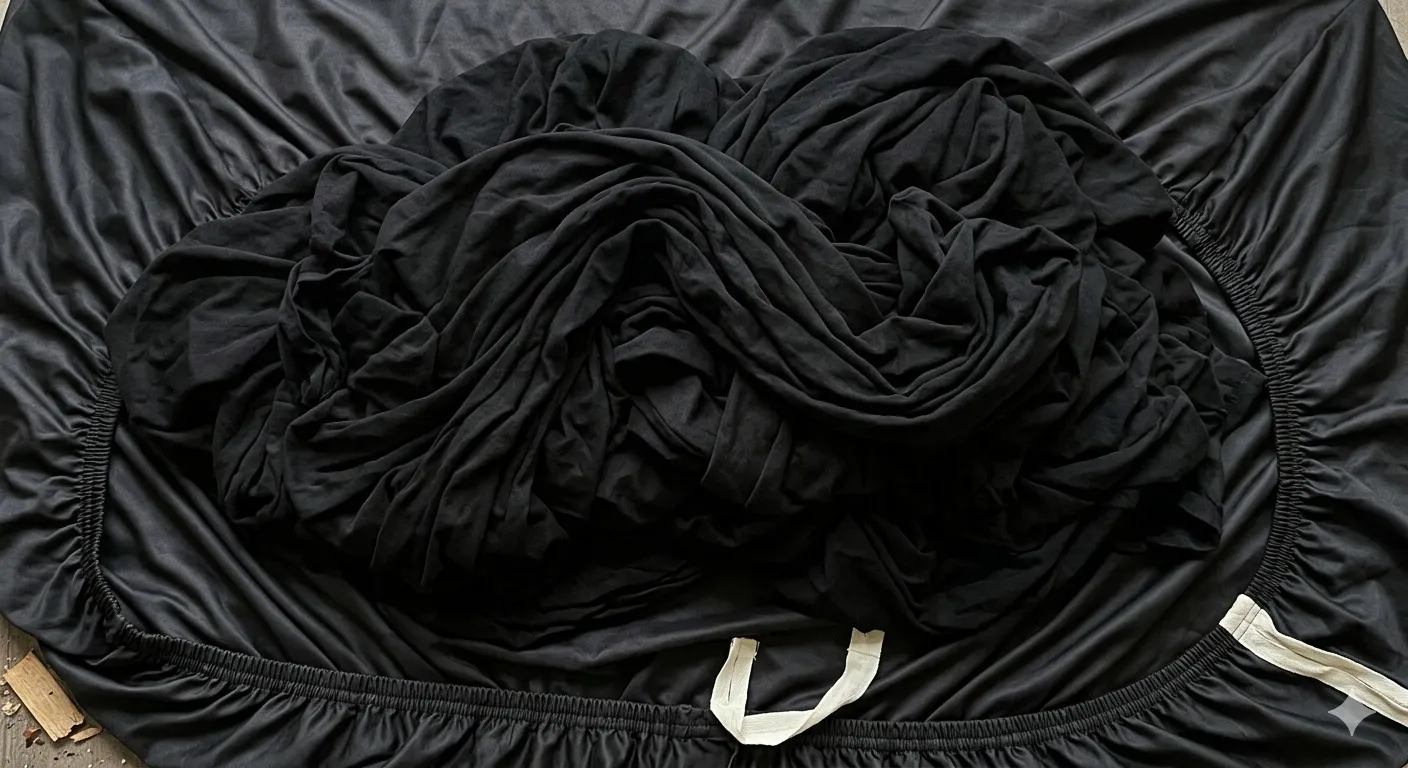 Black Ceiling Roof Fabric Set (6)