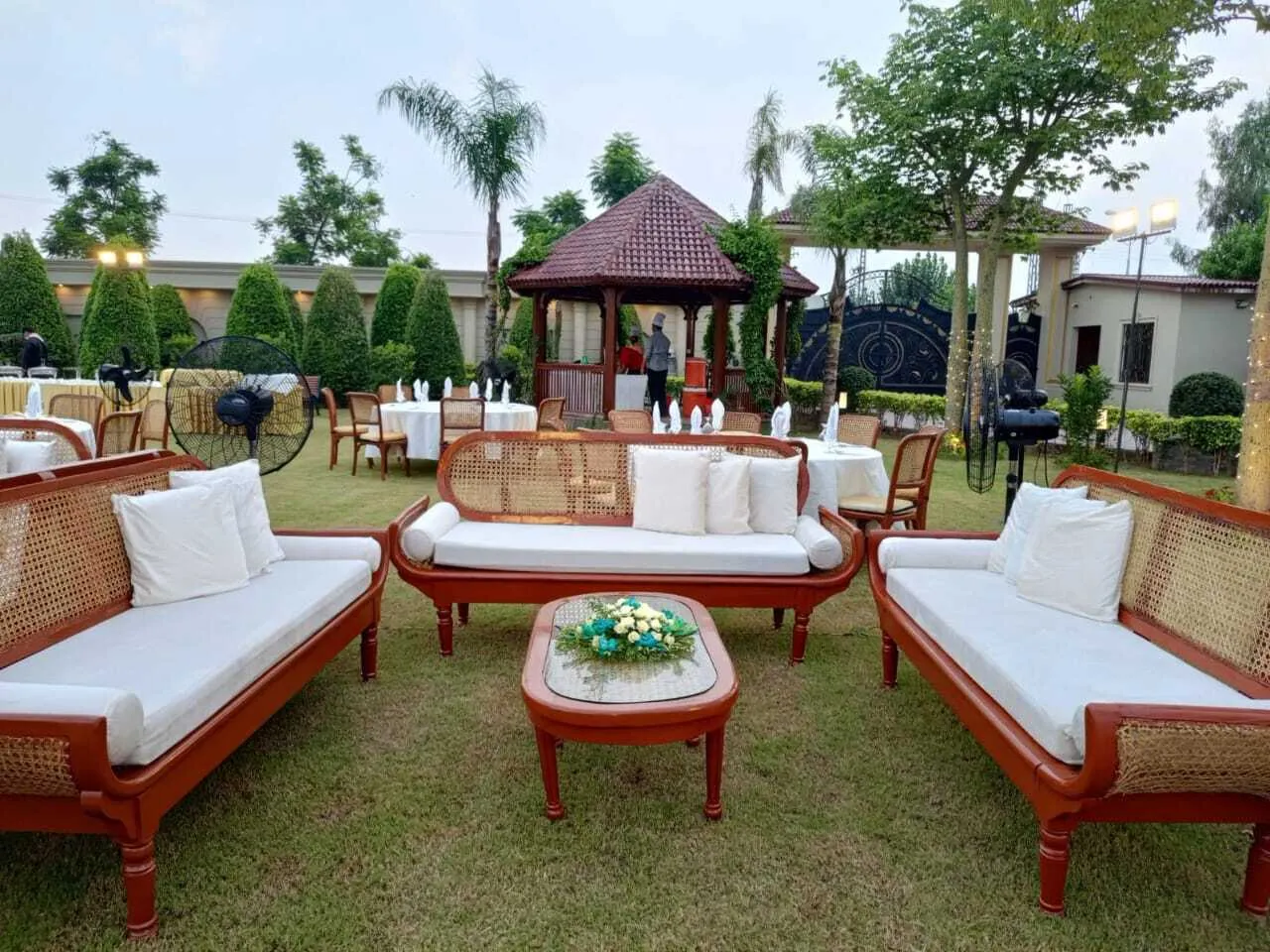 Cane Back Lounges 