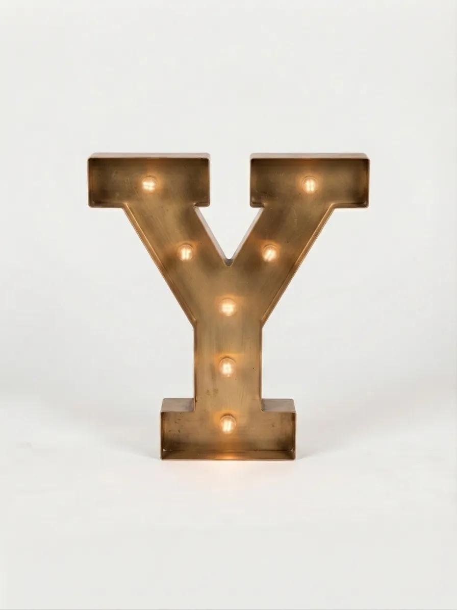 3D LED Letter Y