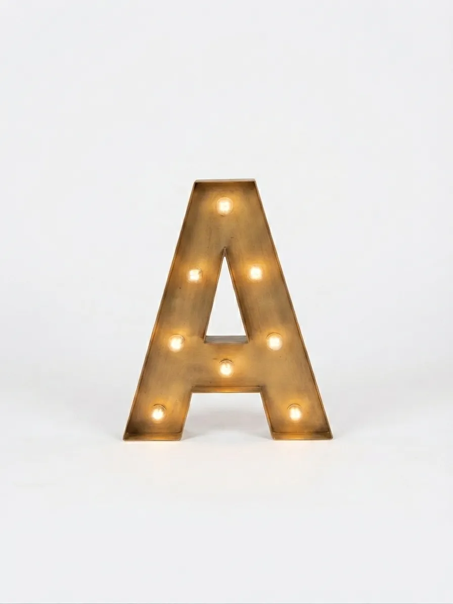 3D LED Letter A