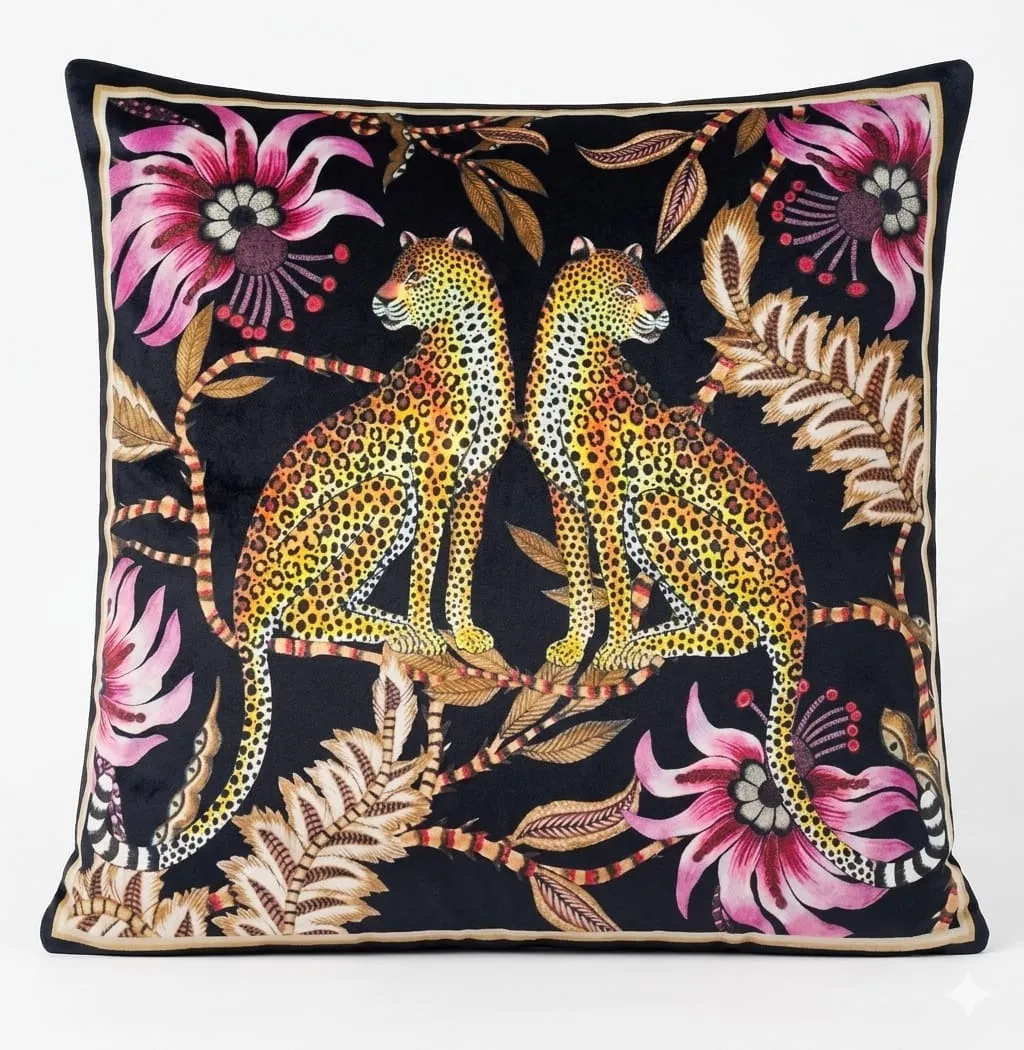 Leopard Printed Cushion Cover