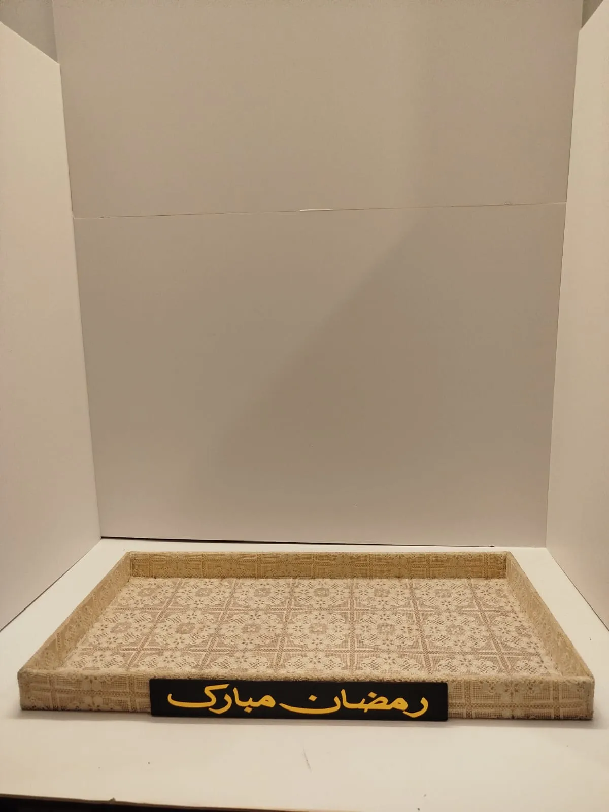 Wooden Ramadan tray Size 15x30 inches