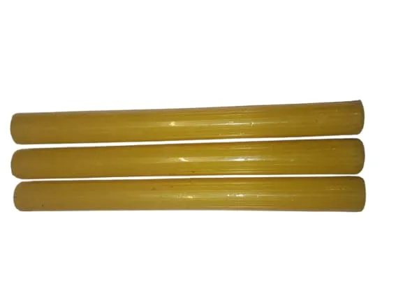 yellow thick fluted diner  candles 