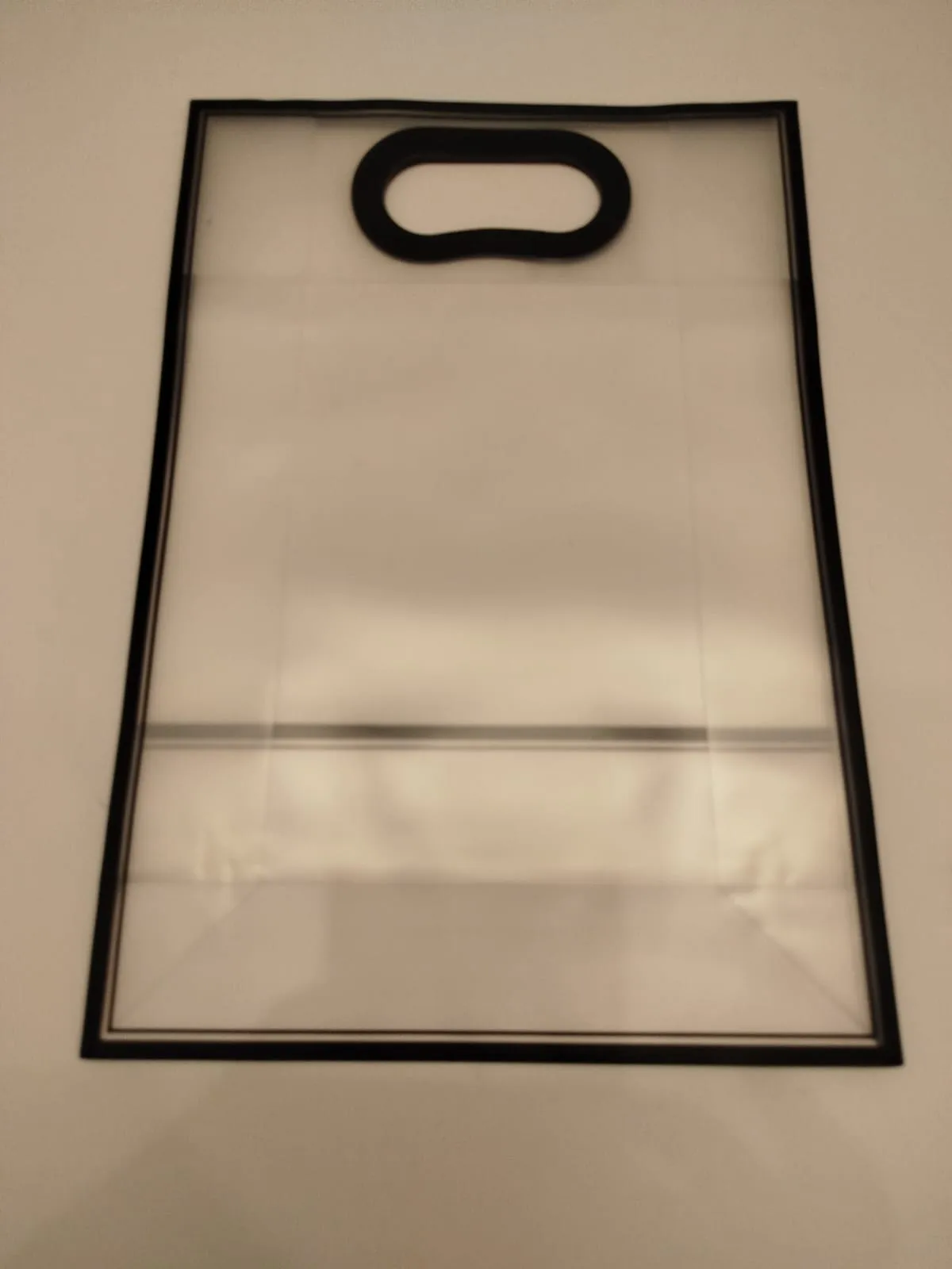 Black Transparent gift bag