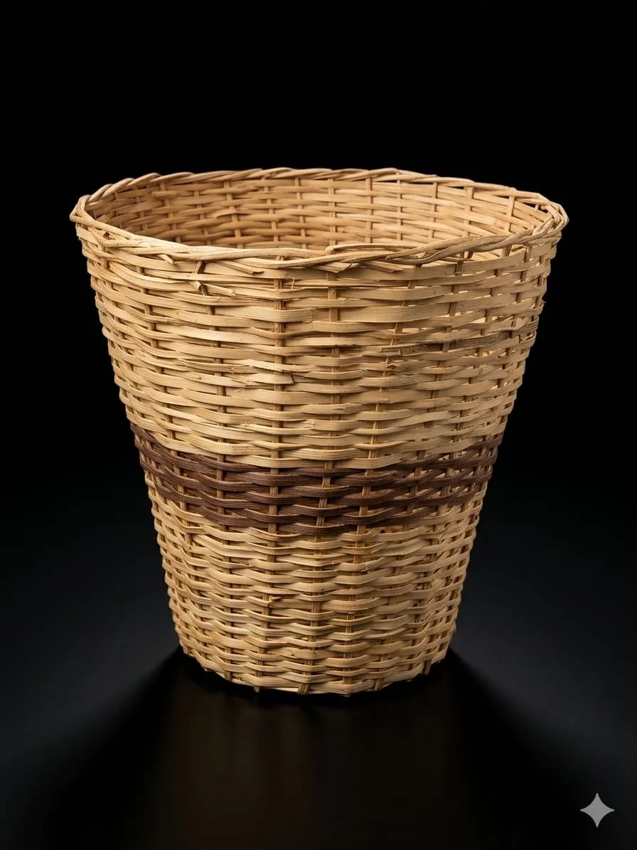 Large Cane Basket