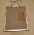 Gift bag with silver boundary medium