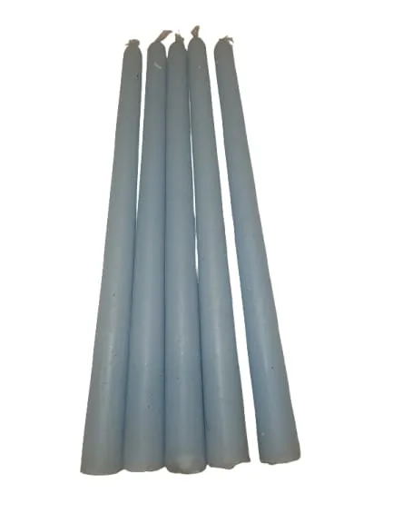 Baby blue candles 