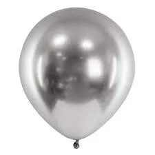 Silver Metallic Balloons 24''