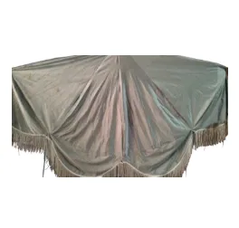 Grey Velvet Umbrella
