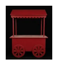 Marriott Style Red Food Cart (1)