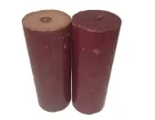 Maroon thick diner candle